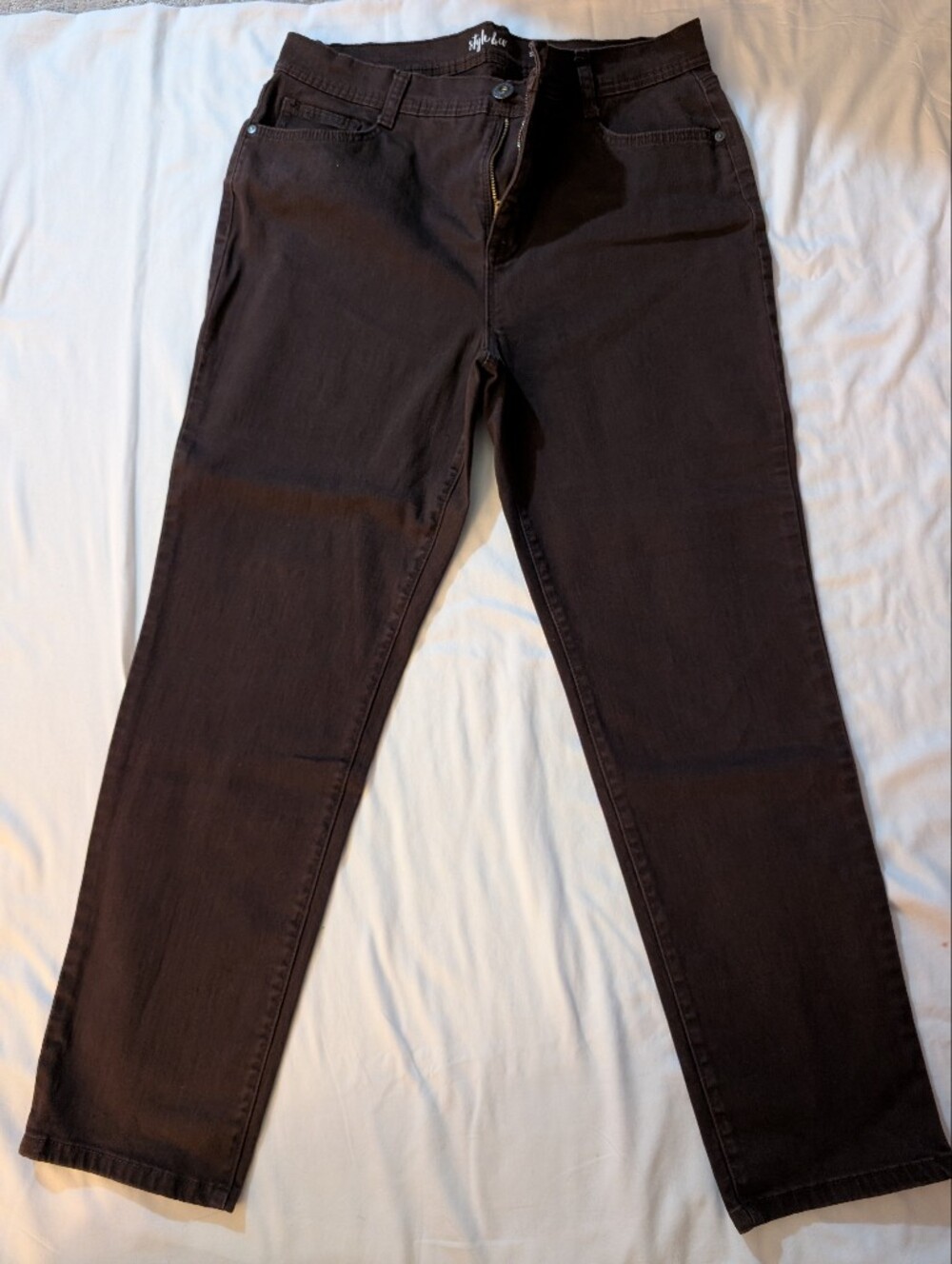 Style&Co Slim Leg Pants Brown
